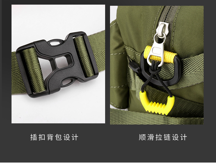 New cross-border large-capacity men's chest bag, outdoor single-shoulder bag, sports phone bag, multi-functional crossbody chest bag undefined