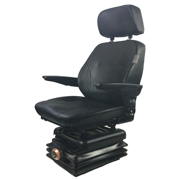 Harbor Wharf equipo amortiguación Asiento conductor de ingeniería suspensión hidráulica amortiguación asiento de control de grúa asiento de almacén