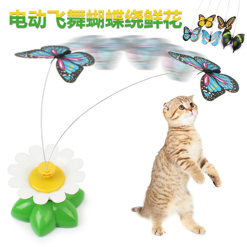 猫を楽しませる電動猫おもちゃ、退屈を和らげる、自動猫おもちゃスティック、噛みつきにくい、子猫、子猫、猫を自分で遊ばせる、自己快楽グッズ|undefined