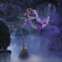 发光发声万圣节动画扫帚