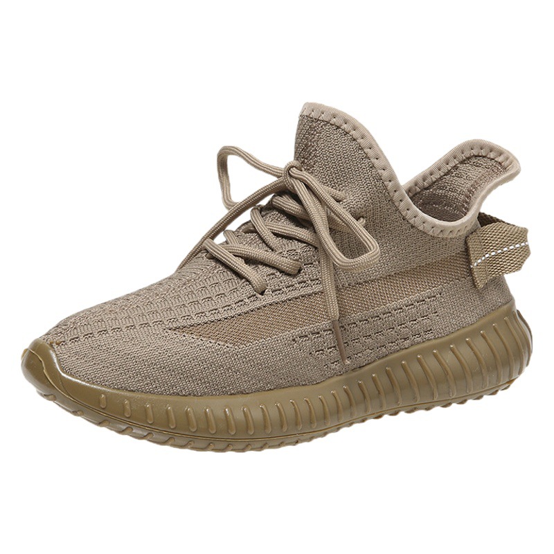 Último vuelo zapatos tejidos tierra marrón hombres y mujeres pareja Coco zapatos 2024 nuevo verano popular zapatos de malla transpirable