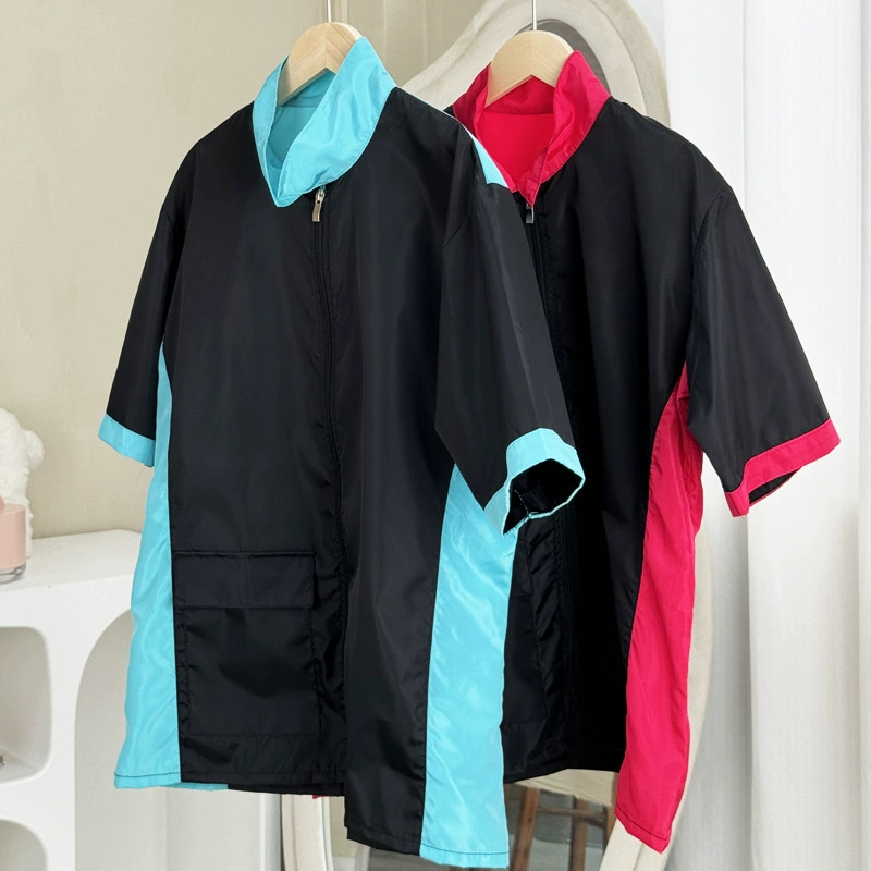 Новый лоскутный цвет косметолог не водонепроницаемый анти-волосатый комбинезон