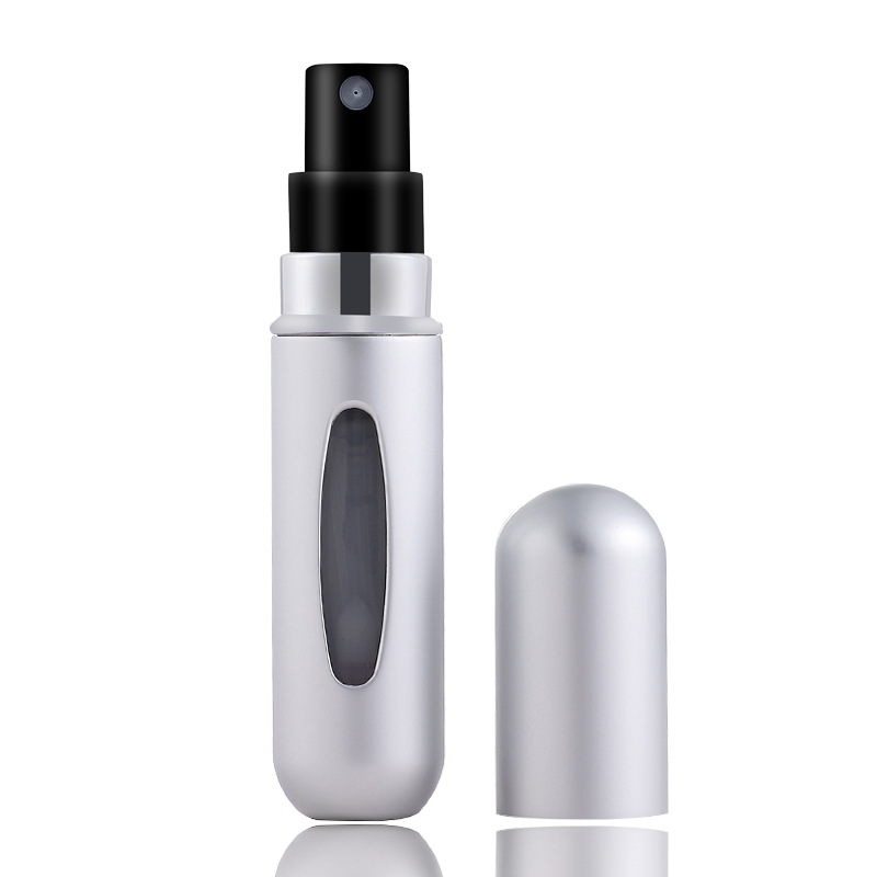 8ml de perfume sub-botella de llenado inferior redonda botella de spray de lápiz labial portátil de viaje Ciclo de alta gama