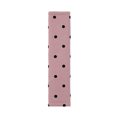 Seat belt shoulder pad Pads, Soft Anti-Wear Car Shoulder - polka-dot-bow-shoulder-pads-pink