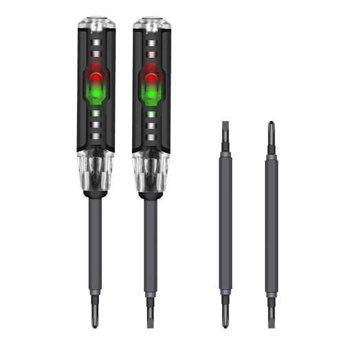 High-Intensity Colored Light Multi-Function Electrical Tester Smart Sensing Wire Break Detection Tool Electrician-Specific High-Torque Voltage Tester