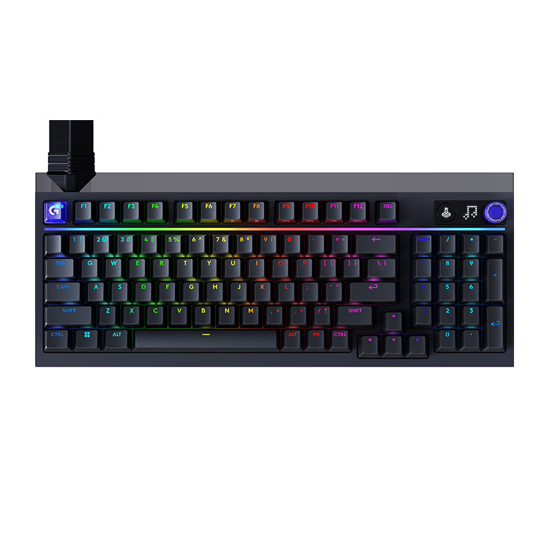 Logitech (g) Flash Dragon G316 X 8K Customized Gaming Keyboard Black/White/Pink/Purple
