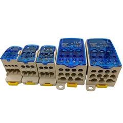 UKK80A125AUKK500A250A 400A電流導軌式單極電纜分線盒接線端子盒