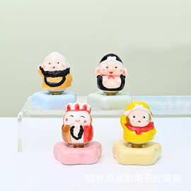 陶瓷转转摆件西游记转转工艺品孙悟空猪八戒转转乐摆摊旅游纪念品