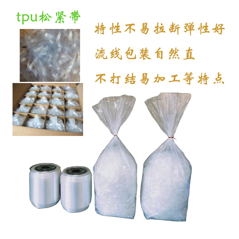 供应高回弹松紧带磨砂带膊头带高弹力tpu松紧带