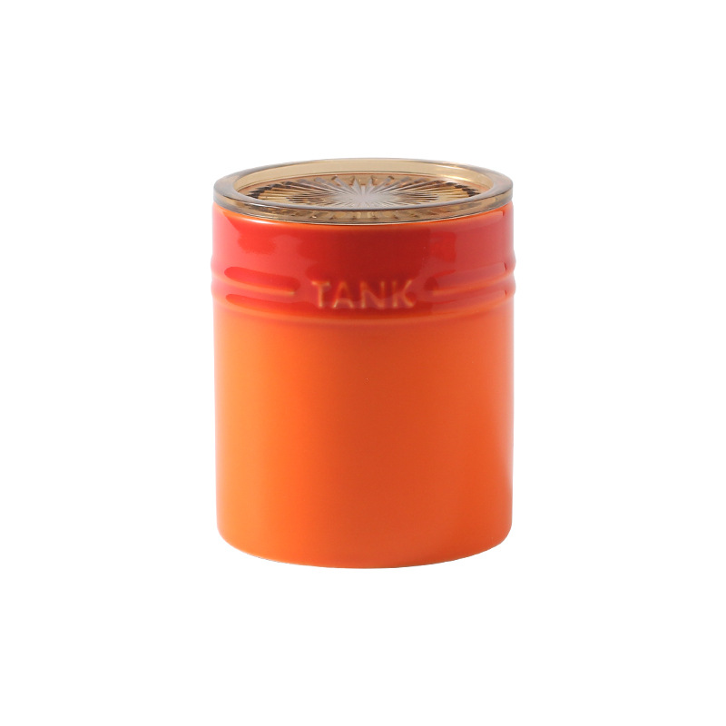 Tarro de Chile de cerámica para el hogar tarro de almacenamiento de granos de té salsa de miel condimento Tarro de cocina frasco de almacenamiento sellado a prueba de humedad