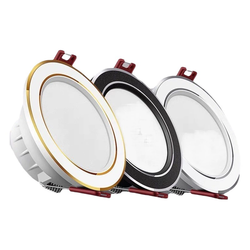 Светильник светодиодный встраиваемый в гостиную бытовой потолочный светильник круглый простой светильник отверстие лампа ствол лампа медная лампа бычий глаз потолочный светильник