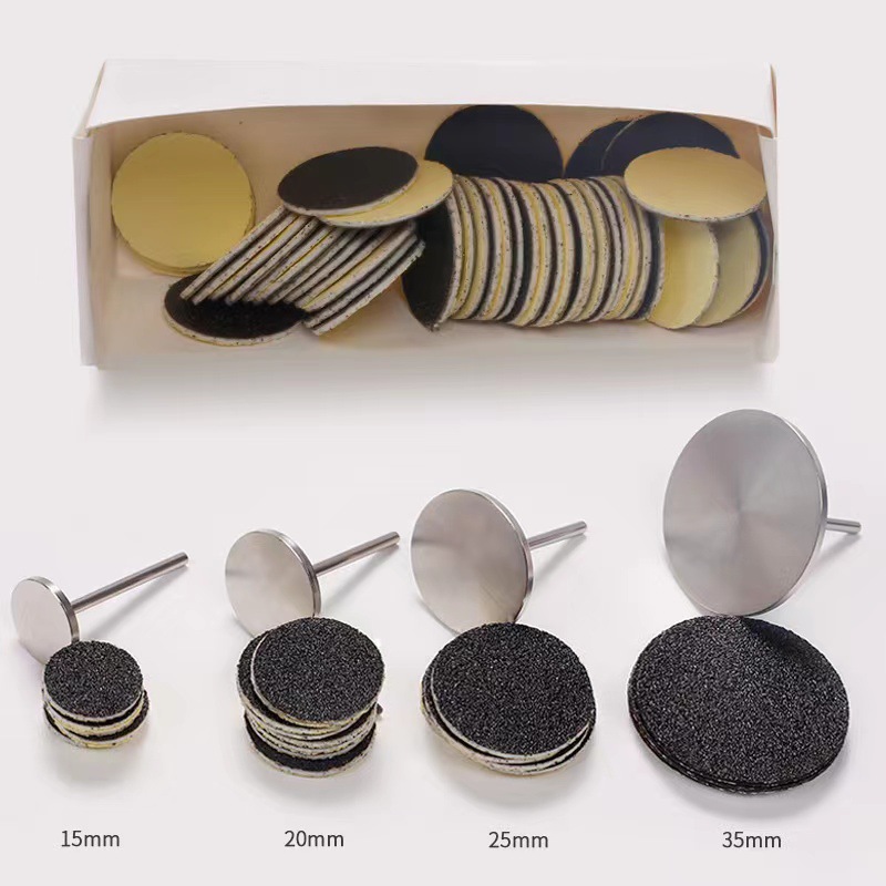 Manicura en caja pieza de lijado pulido pieza de gasa recorte de uñas pie piel muerta capullo duro herramienta de pulido pie pieza de molienda