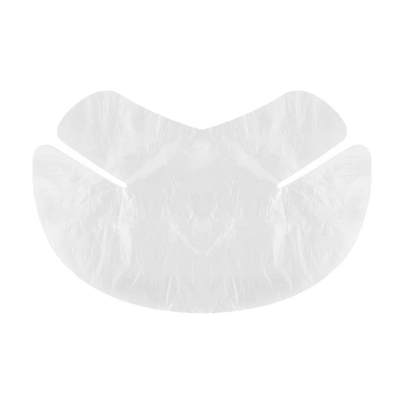 Cosmetic neck mask, plastic face mask, transparent compress for face, for beauty salons