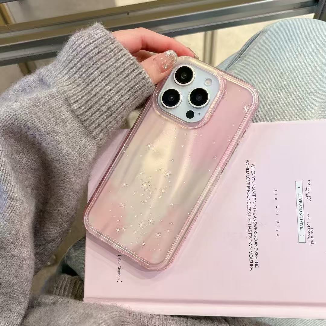 Láser Aurora de sentido simple y avanzado para Apple 16promax pareja 15pro nuevo 14/13 nicho 15PM