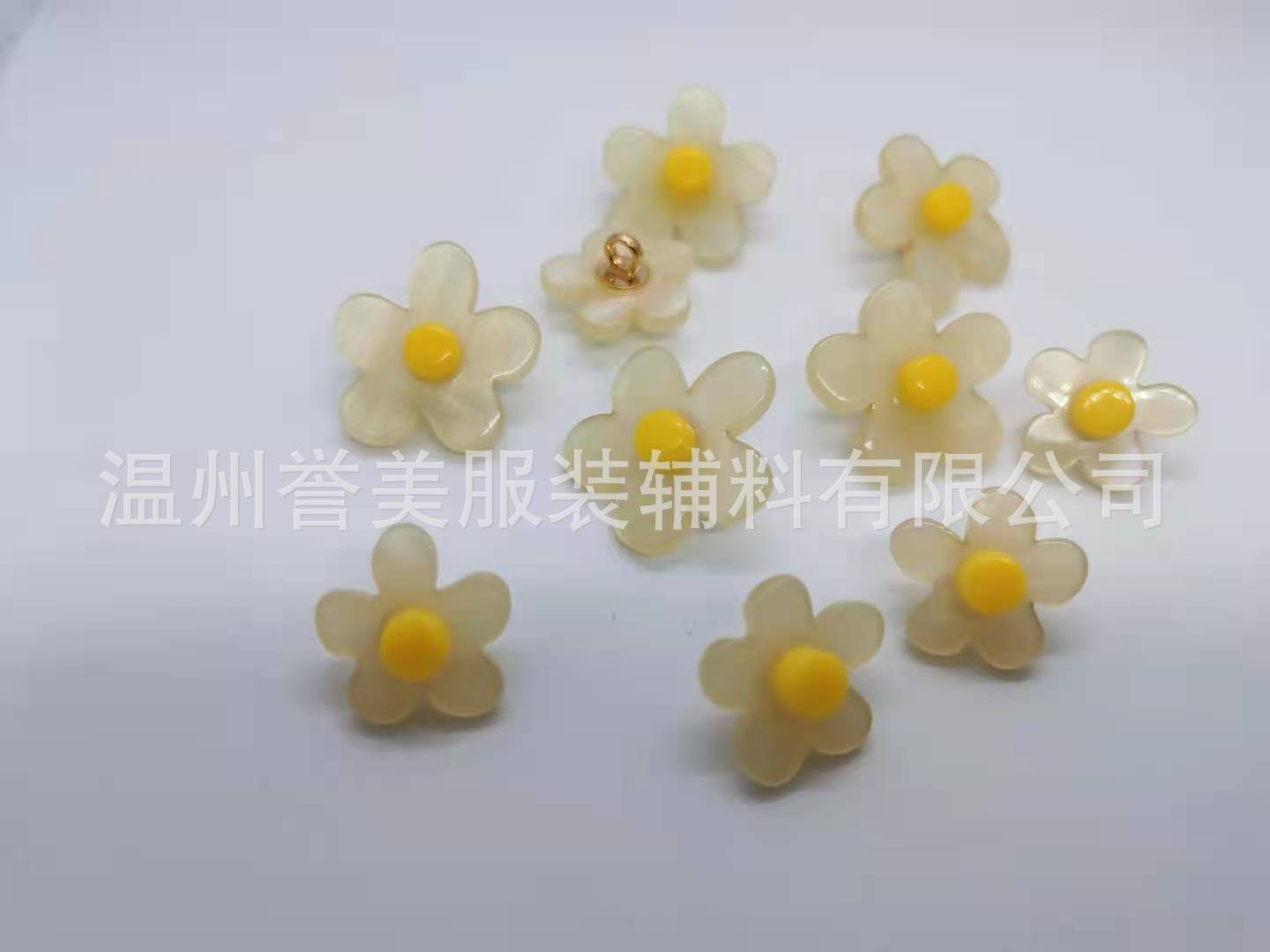 网红款五叶花五瓣花形纽扣女士时装钮扣针织衫毛衣雪纺衫衬衫扣子