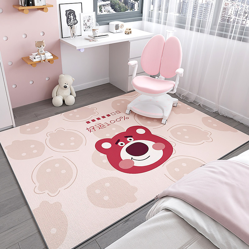 Alfombra infantil silla de computadora estera antideslizante área de lectura escritorio estudio mesa de estudio sala de estar dormitorio colchón junto a la cama image 22