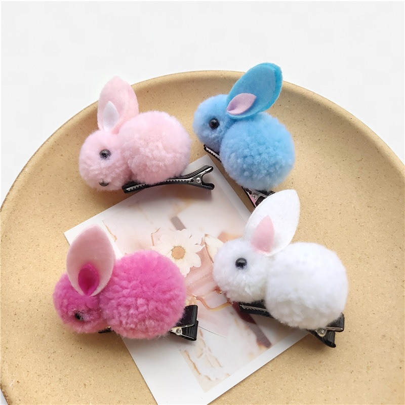 cute plush three dimensional children's rabbit
