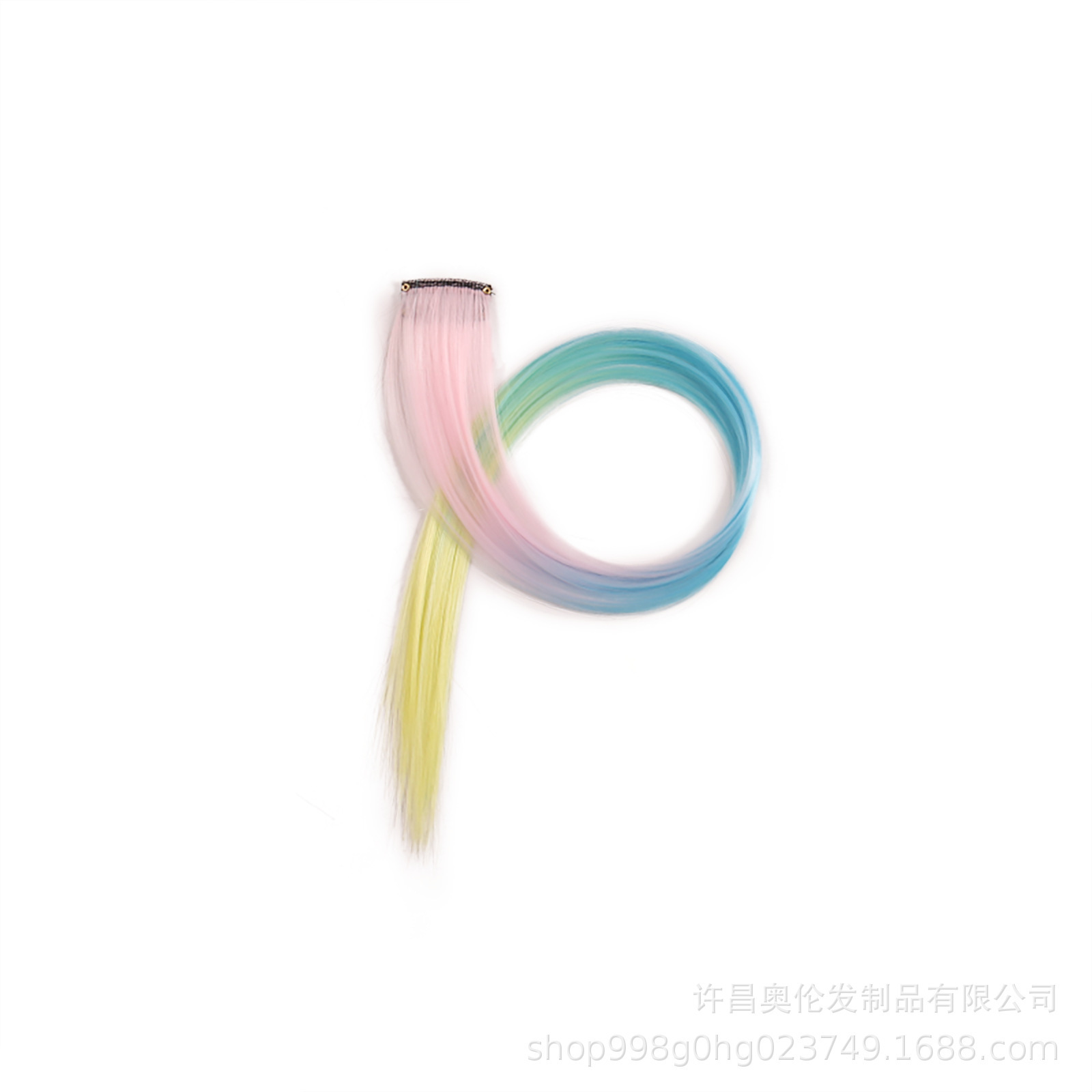 Perucas de color teñido bicolor tricolor orejas teñido una pieza de teñido extensión de cabello fábrica de pelucas en stock al por mayor