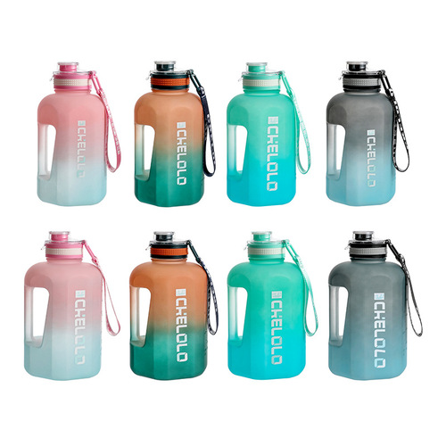 Giant belly bucket large capacity water cup for summer, suitable for men and women, fitness sports water bottle, student plastic space cup
