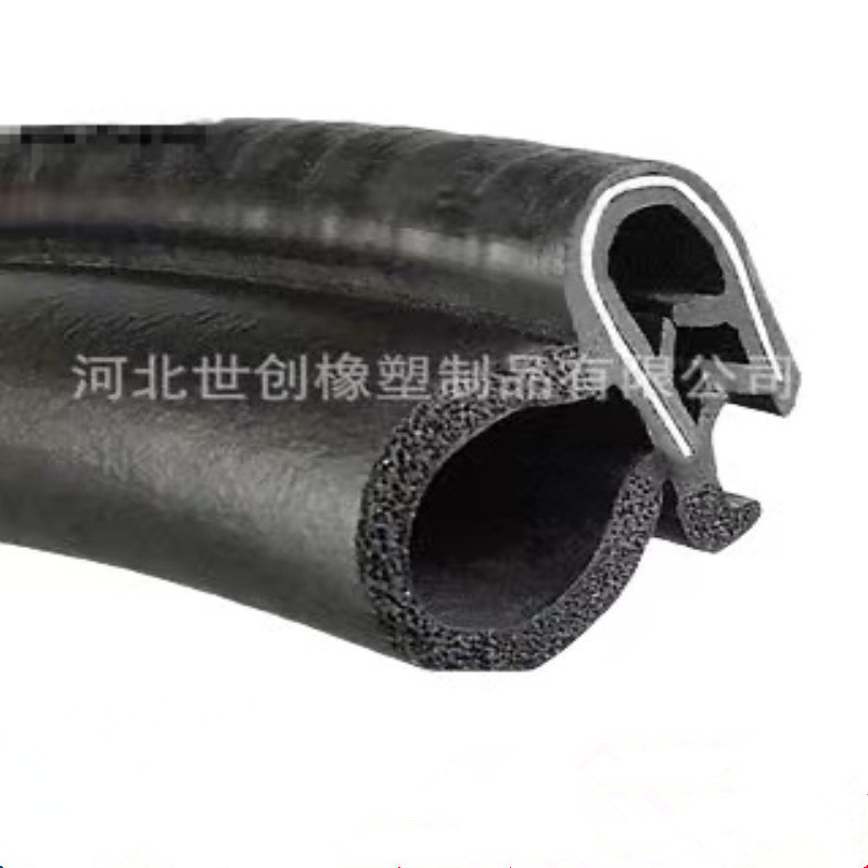 钢丝钢带复合密封条  顶泡侧泡橡胶条 汽车密封条