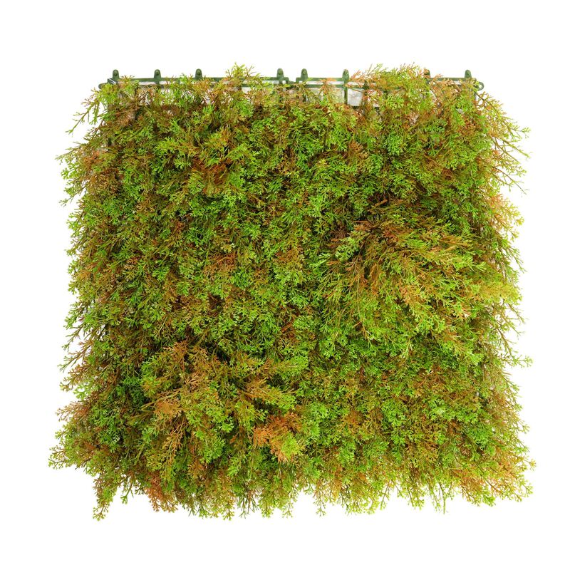 跨境热卖仿真植物墙造景装饰假花墙尤加利米兰装饰植物绿叶背景墙|undefined