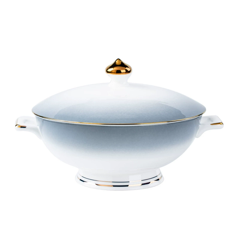 Set, ceramic tableware, gradient, light luxury style, Birthday gift