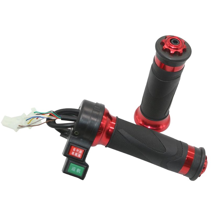 Accesorios de coche eléctrico directo de fábrica manija de giro de coche eléctrico todo tipo de aleación de aluminio manija de giro control de velocidad de coche eléctrico crucero doble abierto image 1