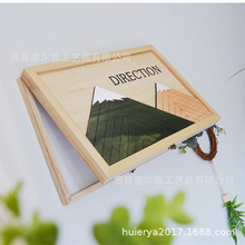 实木电表箱遮挡北欧电闸箱装饰盒日式原木简约弱电箱集线箱遮挡盒