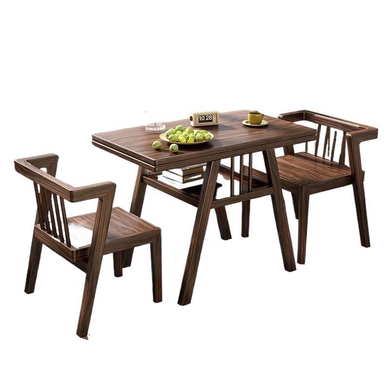 Todo balcón de madera sólida pequeña mesa de té balcón mesas y sillas plegables mesas de escritorio domésticas pequeñas mesas de té mesas de comedor telescópicas