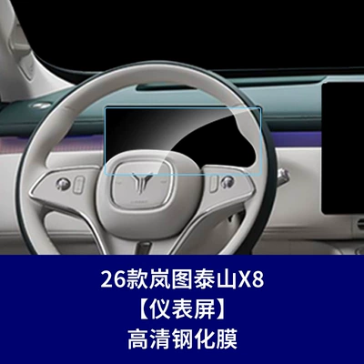 Car interior film — Suitable for 26 Models of Lantu - 26-models-of-lantu-taishan-x8-instrument-hd-tempered-film