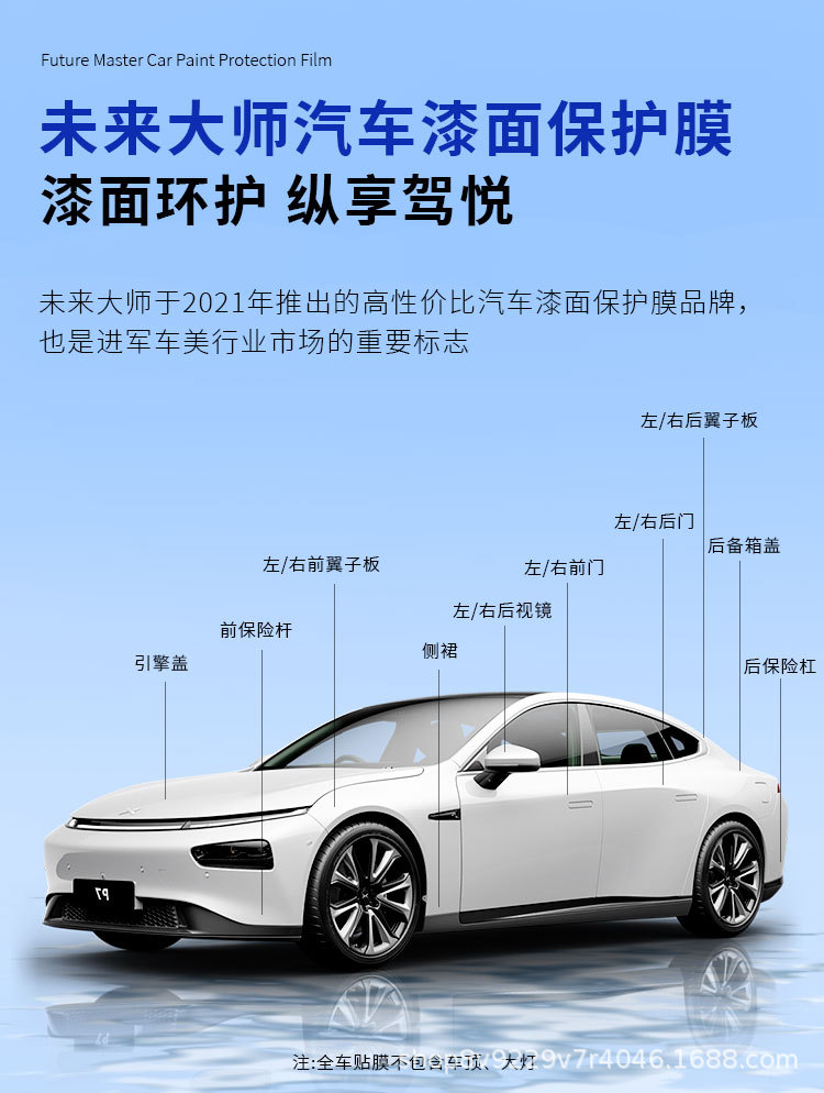 Future Master PPF Car Invisible Film TPU Scratch Resistant