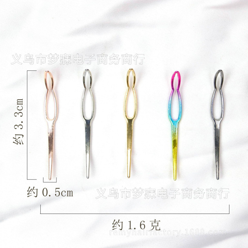 Trenza sucia embalaje del pelo crochet Dreadlocks lnterlock Needle Tool peluca desgaste pelo crochet