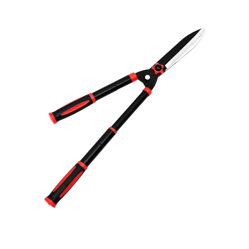 빨간색과 검은색 울타리 가위