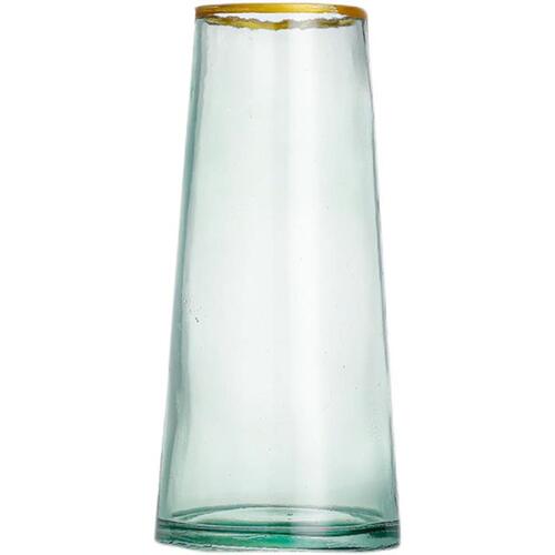 Nordic ins style simple gold painted glass vase hydroponic flower arrangement home living room entrance cabinet water culture creative