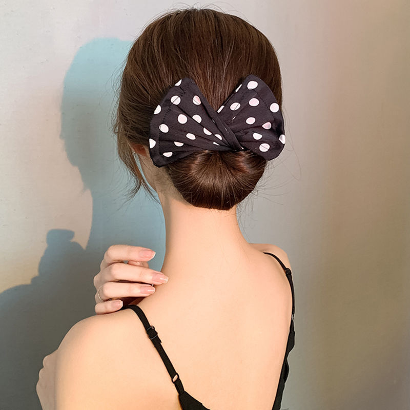 Lazy man's magic twist hair twister new hair accessories ball head rotating hair band bow hair twist hair artifact headgear