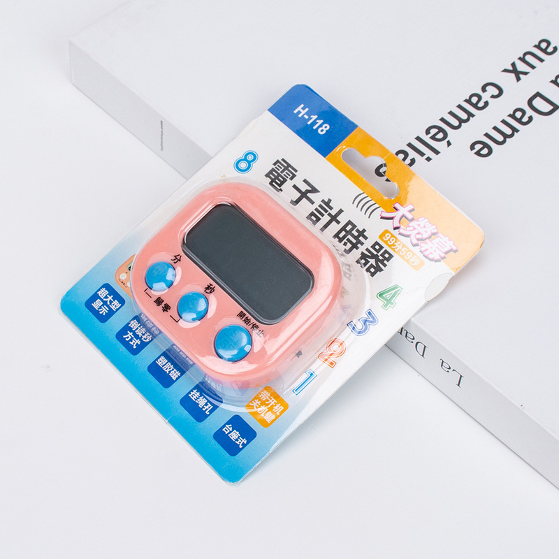 タイマーキッチンタイマー正カウントダウン大ディスプレイ電子目覚まし時計学生時間マネージャ卸売り|undefined
