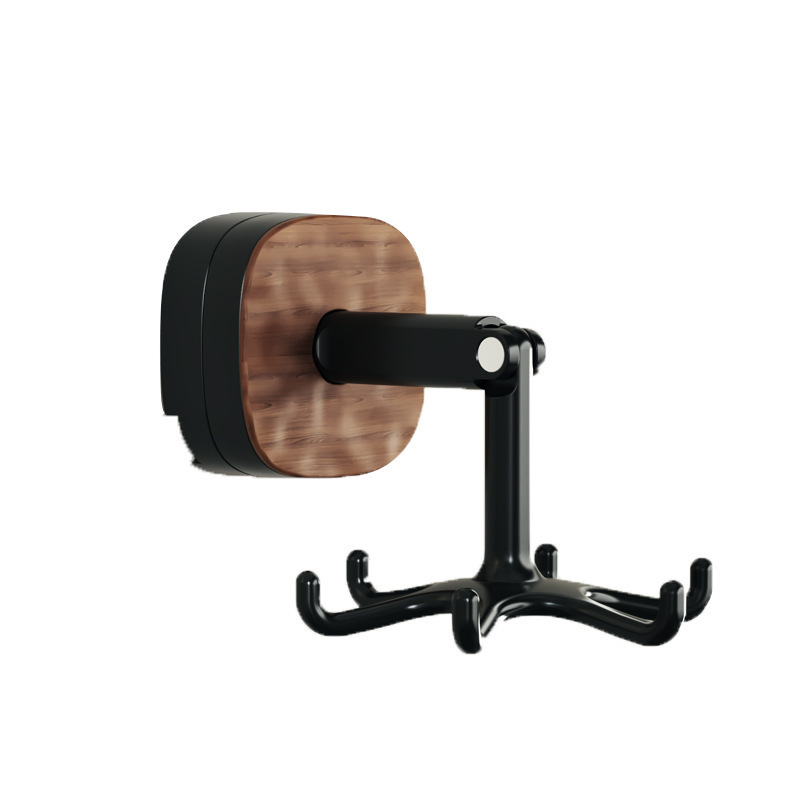 Cocina gancho giratorio estante conjunto de utensilios de cocina sin perforación gancho giratorio estante de almacenamiento fuerte ventosa colgante de cocina image 6