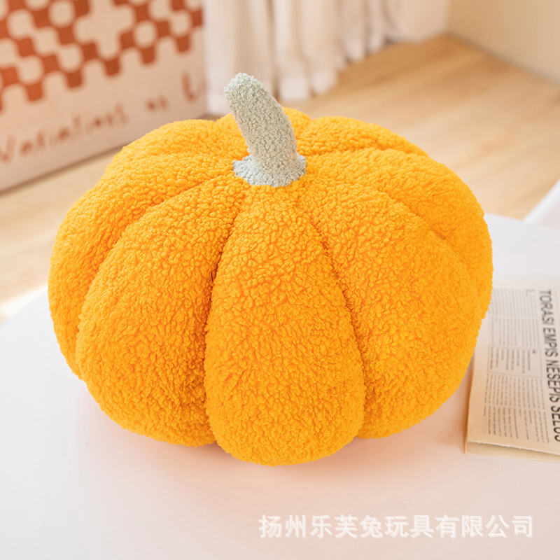 かわいいカラフルなカボチャ枕おもちゃ特殊な形の野菜枕マカロンカラー家の装飾ハロウィンギフトバッチ|undefined