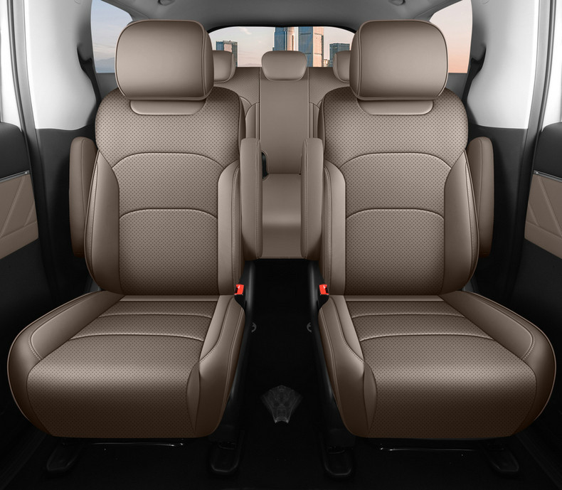 Wuling Starlight 730 Special Seat Cover for New Energy Pure Electric Plug-In Hybrid, Full Coverage Car Seat Cover, Four-Season Leather Seat Cushion Cover