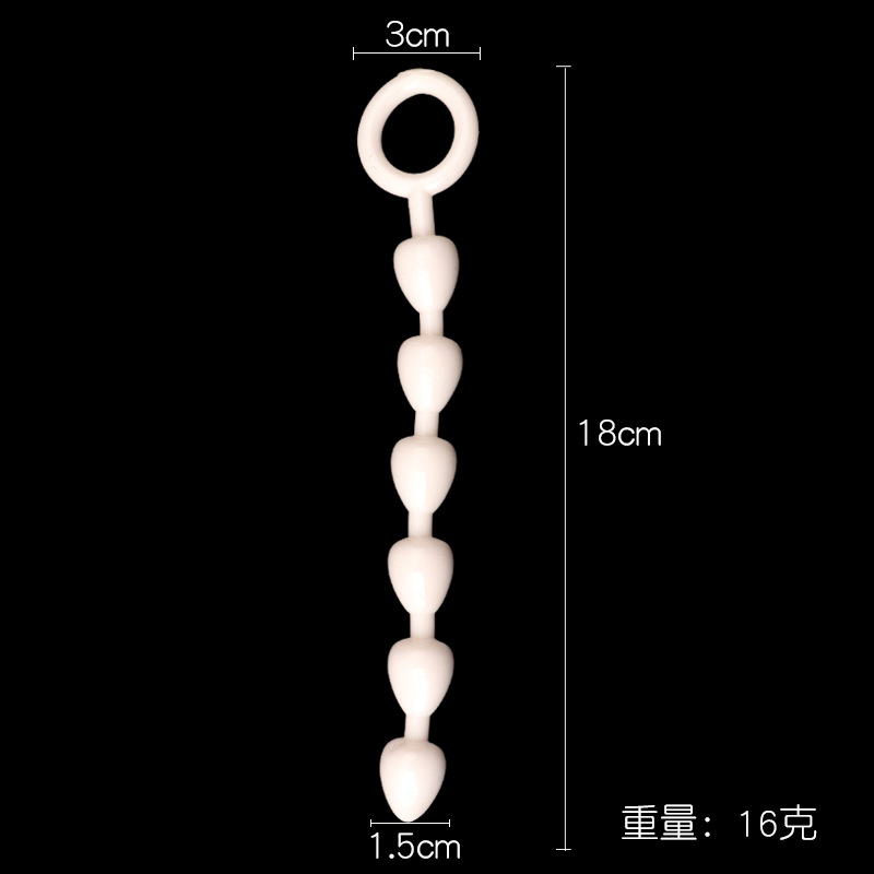 Crystal Anal Beads, TPE Sm Training Toy for Adult Men and Women — detail image 4