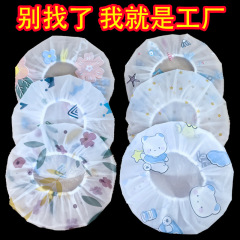 義烏工場プラスチックシャワーキャップ防水風呂は大人のかわいい新しい看護シャワーキャップキッチン油煙キャップを厚くした