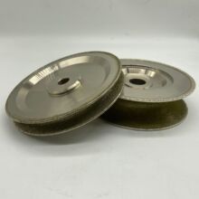 定制手提磨边机电镀磨轮打磨佛珠定型钢体砂轮圆边内弧金刚石砂轮