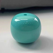 菠澄果冻绿绿松石老型珠diy高瓷绿蓝色优化菱镁矿绿松手工玉石