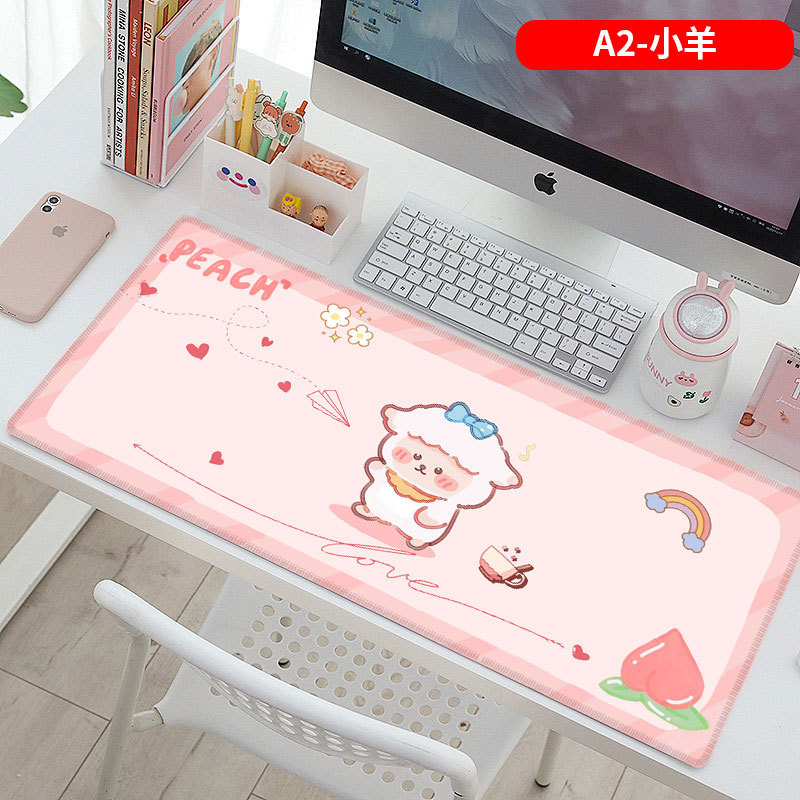 マウスパッドの巨大なアニメのかわいい動物のキーボードパッドを大きくして、ロックを厚くします。|undefined