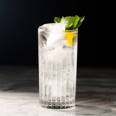 意大利RCR水晶玻璃杯 条纹直身鸡尾酒杯 柯林杯果汁杯长饮杯|ms