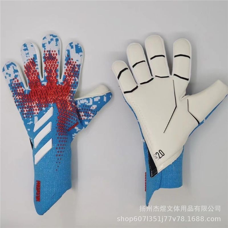 Guantes de fútbol portero profesional portero adulto Halcón juego infantil antideslizante desgaste transpirable flores de seda dorada platina