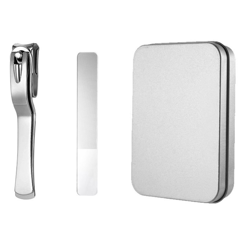 Wholesale stainless steel nail clippers single nail clippers large opening home portable large 360 degree rotating nail clippers