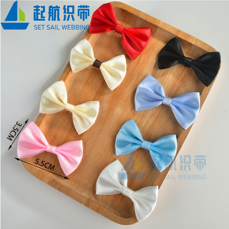 5.5cm Polyester Belt Handmade DIY Bow Tie Kidsren's Hair Accessories Hairpin Hairpin Headdress Jewelry Accessories 5.5cm Polyester Belt Handmade DIY Bow Tie Kidsren's Hair Accessories Hairpin Hairpin Headdress Jewelry Accessories