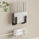 Wireless wifi Router Storage Rack Wall-mounted Storage Box Socket Pin Row Holder Bracket No-hole Bracket