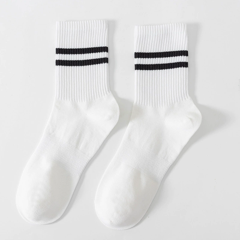 Men's Cotton Knee Socks, Demi-Season Breathable, Deodorized & Sweat-Absorbent, One Size